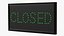LED Light Business Sign Closed Green OFF