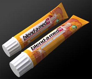 3d blend-a-med toothpaste 125ml model