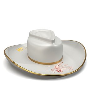 Hat 22 K Gold Western Ranching Decor 2