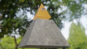 all-seeing eye 3D model