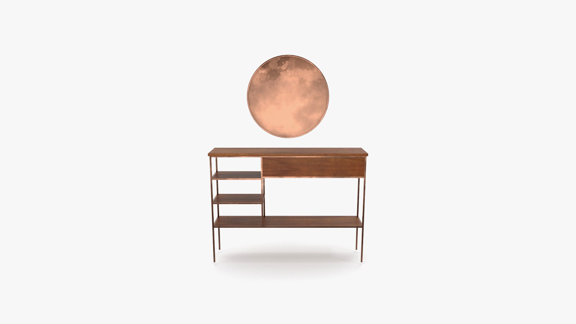 3D Console Table Model - TurboSquid 1446722