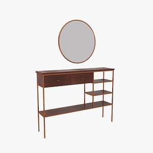 3D console table model