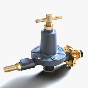 3D model High pressure regulator