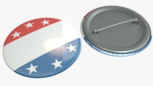 election button 3D