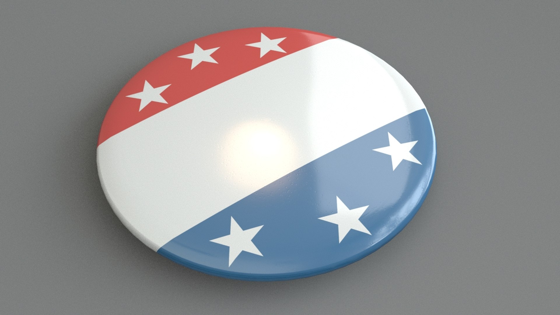Election Button 3D - TurboSquid 1627581