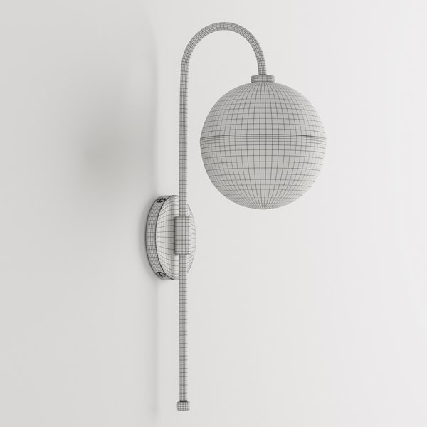 Adjustable arm wall sconce 3D TurboSquid 1404685