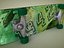 Green Patterned Skateboard