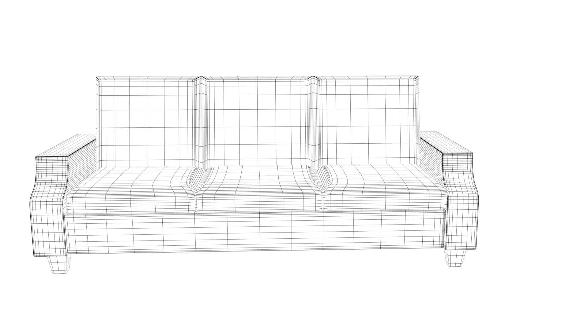 Basic sofa 3D model - TurboSquid 1374015