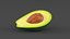 3D Avocado model
