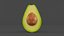 3D Avocado model