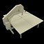 Industrial strip cutting machine for fabrics