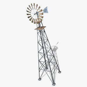 windmill wood obj