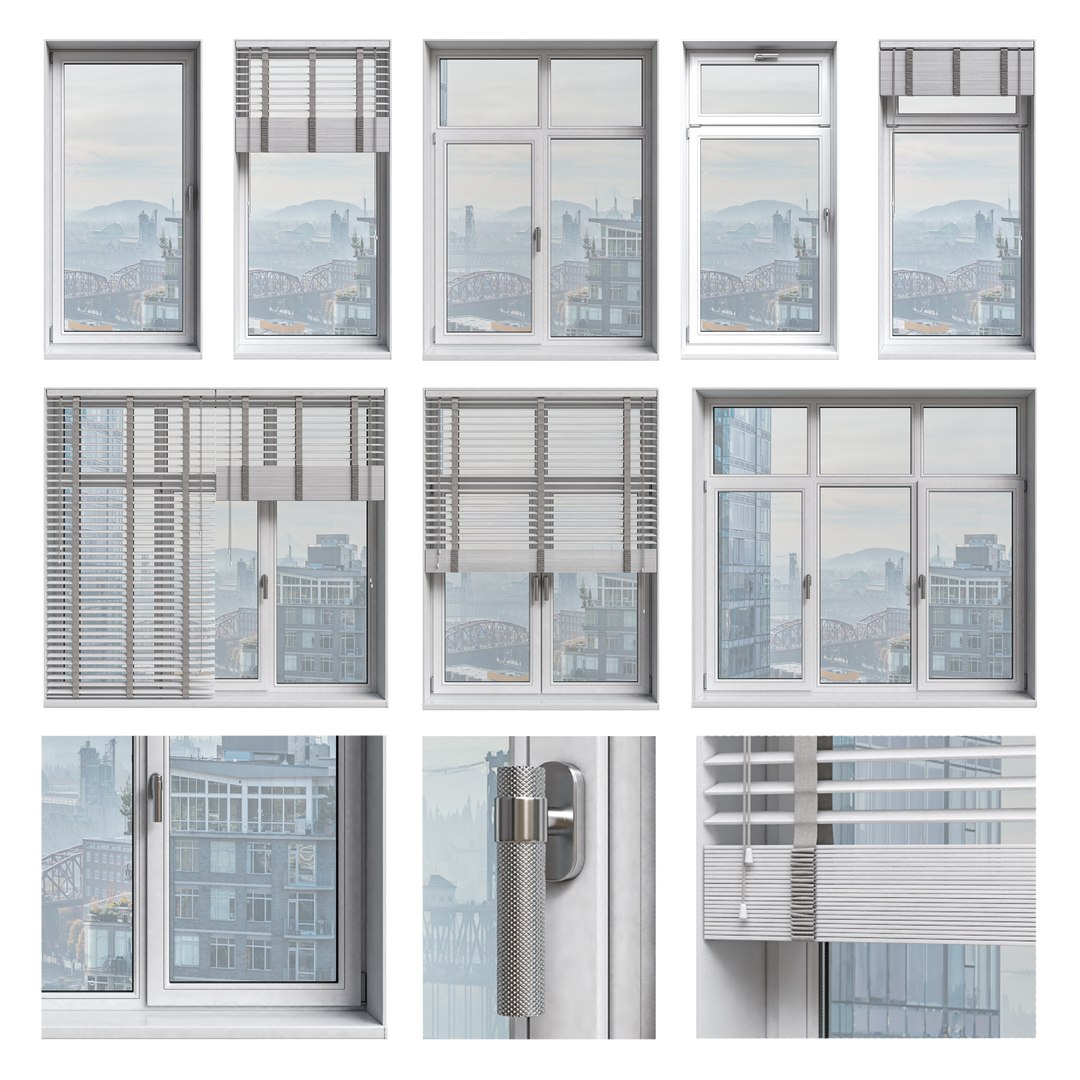3D Window Collection Part 15 Model - TurboSquid 2346091