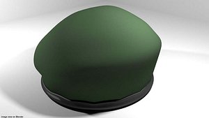 beret 3D model