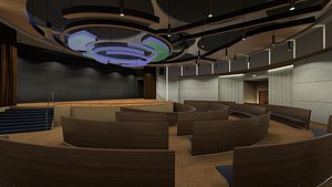 3D Auditorium 03 model