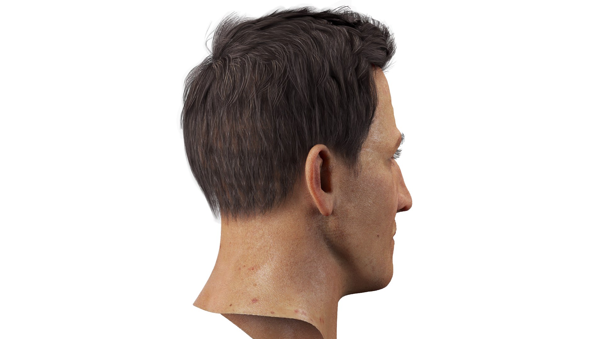 Realistic Man Face - 3D model by Bukachell (@Bukachell) [dccae52]