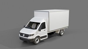 3D Volkswagen Crafter cargo truck model