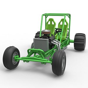 Old school water pumper Sand buggy Version 2 Scale 1 to 25