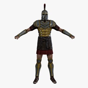 gladiator Roman soldier Armor 3D model