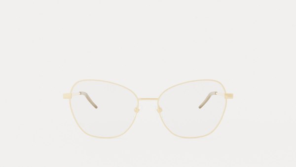 Eco - Grenada Rose Gold Glasses 3D model