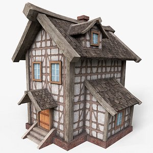 3D Cartoon House v15