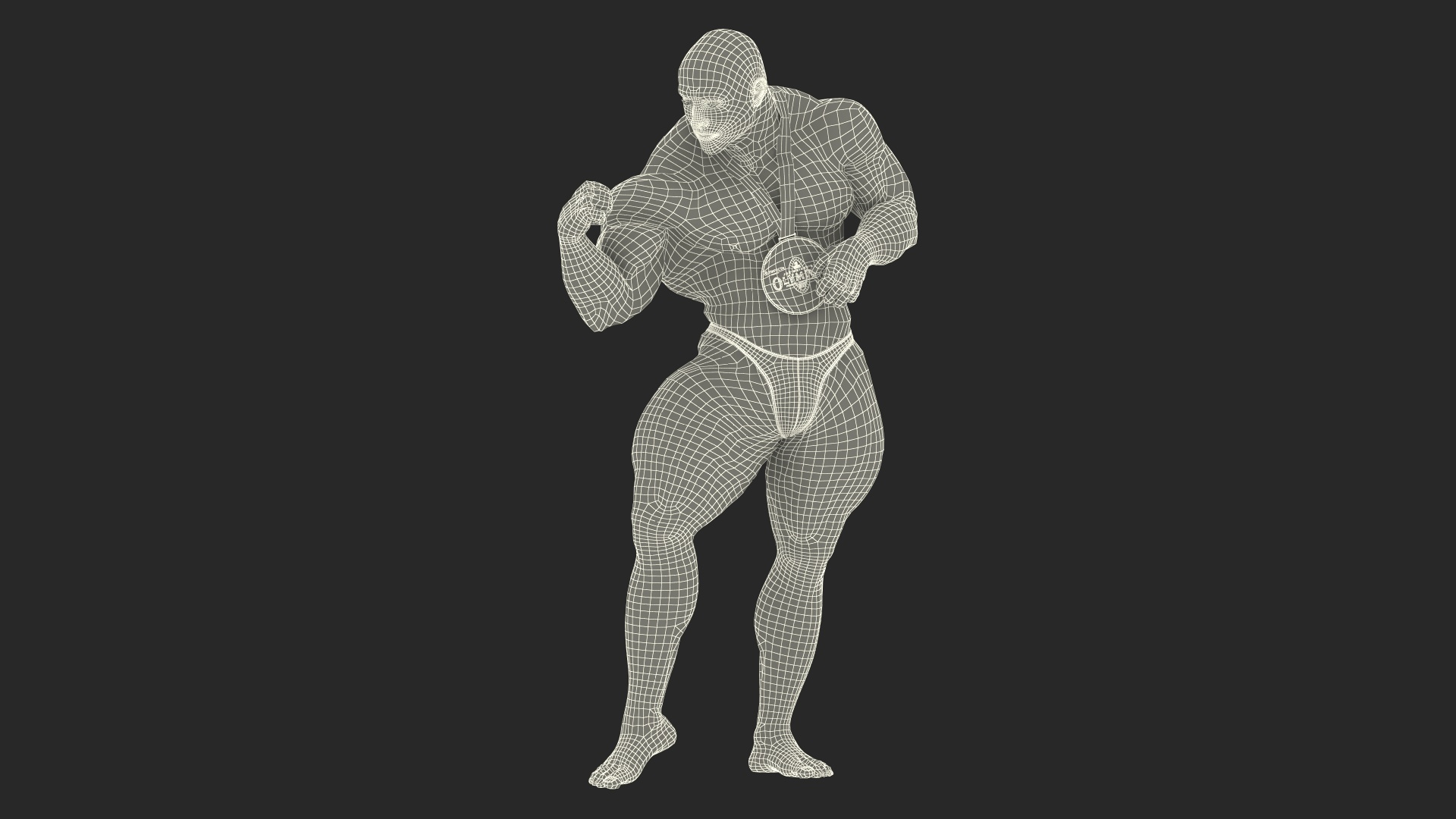 Afroamerikanischer Bodybuilder Mann T-Pose 3D-Modell - TurboSquid 2047595