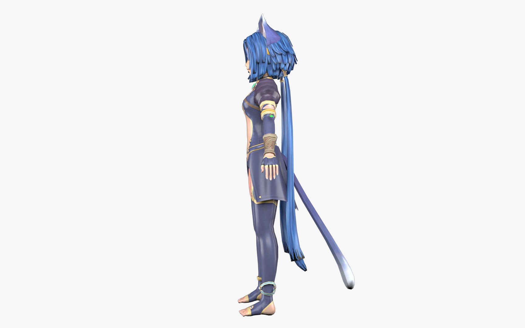 Star Ocean Character Meracle Model - TurboSquid 1883487