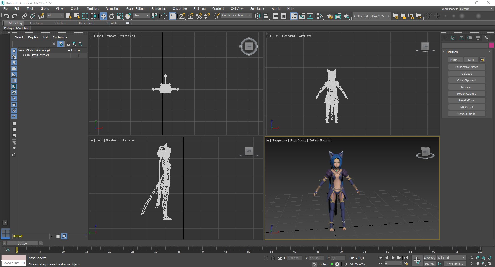 Star Ocean Character Meracle Model - TurboSquid 1883487