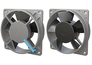 3D Exhaust Fan 3D model