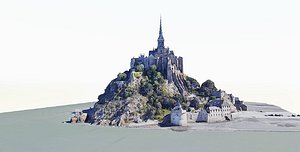 St Michaels Mount 3D model