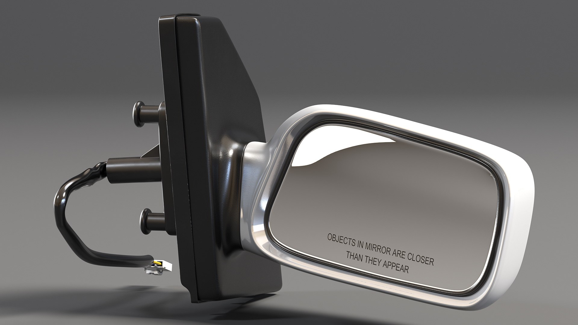 Passenger Side Car Mirror Silver model TurboSquid 1969600