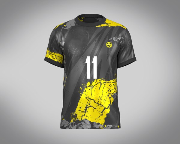 Yellow colour sales football jersey