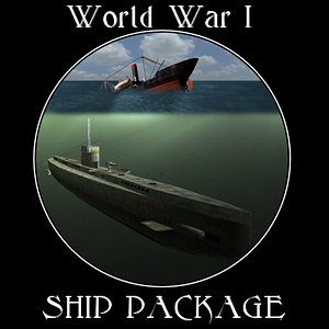 war ship 3d model