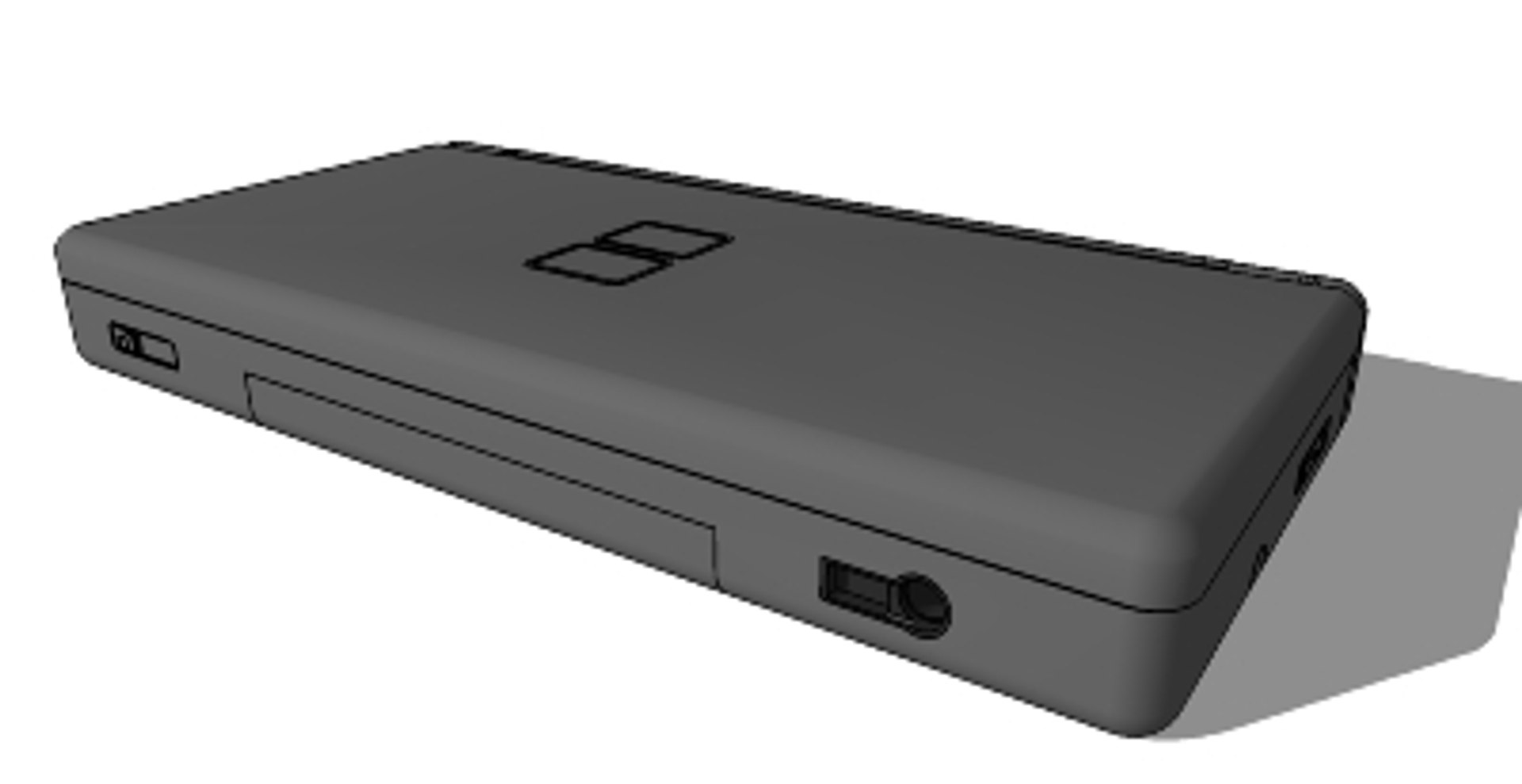 Grip Ergonomique Imprimé 3D Pour Nintendo DS Lite - Blanc, Neuf, Fabriqué En France, Meilleure Prise
