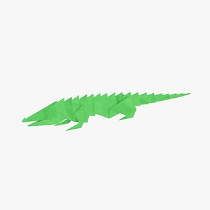 Origami Crocodile