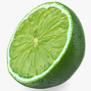 Green Lemon Half 3D model
