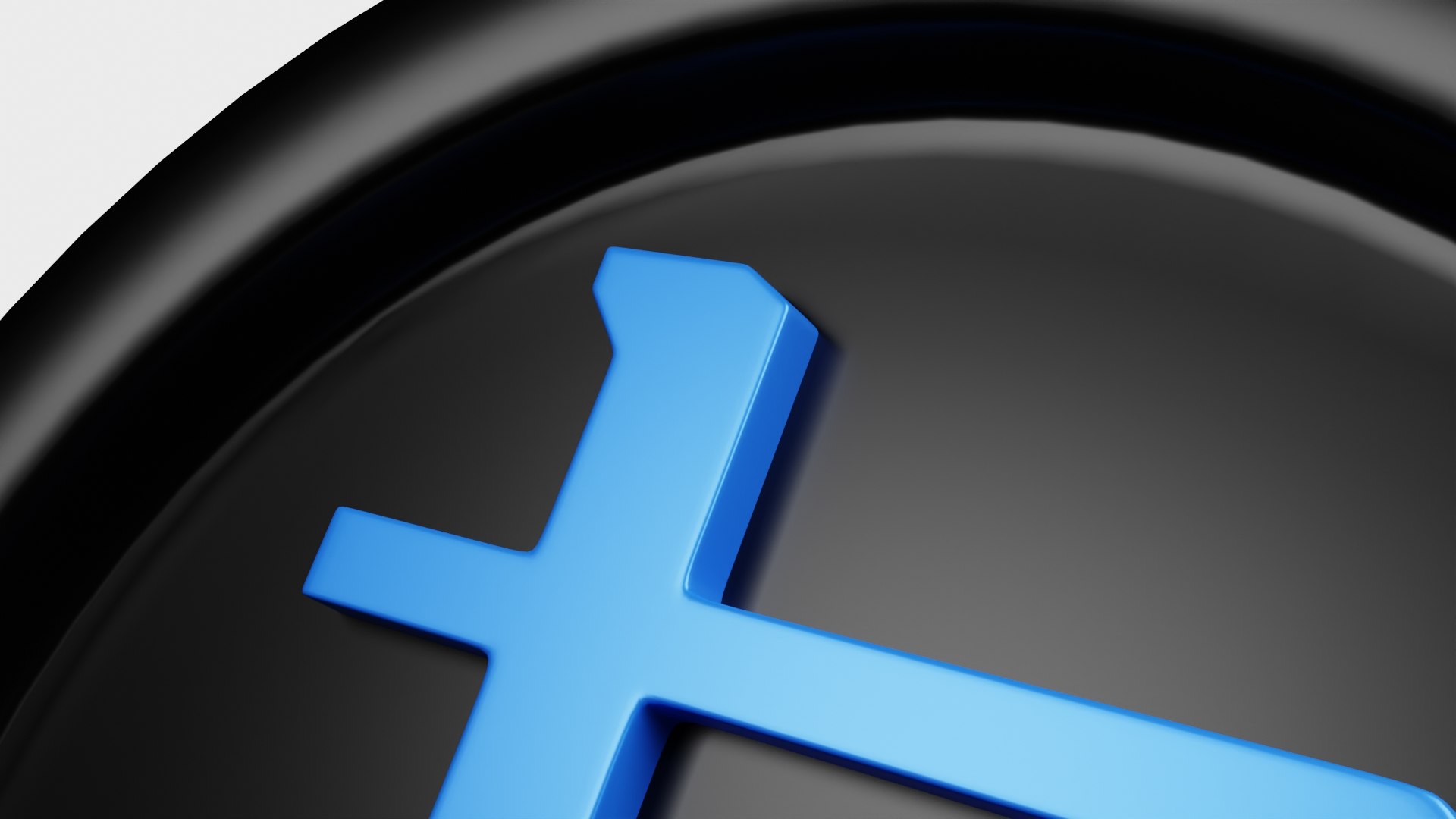 Tezos Or XTZ Black Crypto Coin With Cartoon Style 3D - TurboSquid 2009795