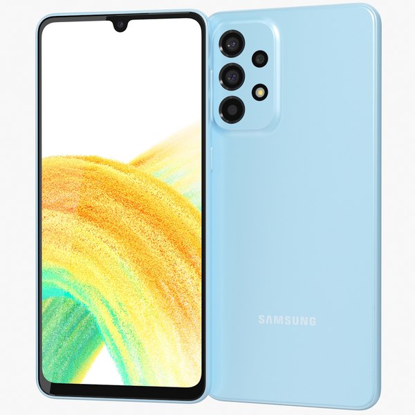Samsung Galaxy A33 5G Blue 3D model