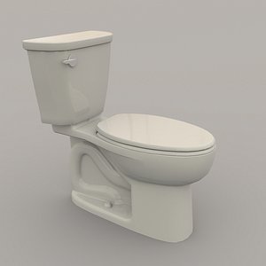 toilet polys unity 3D model