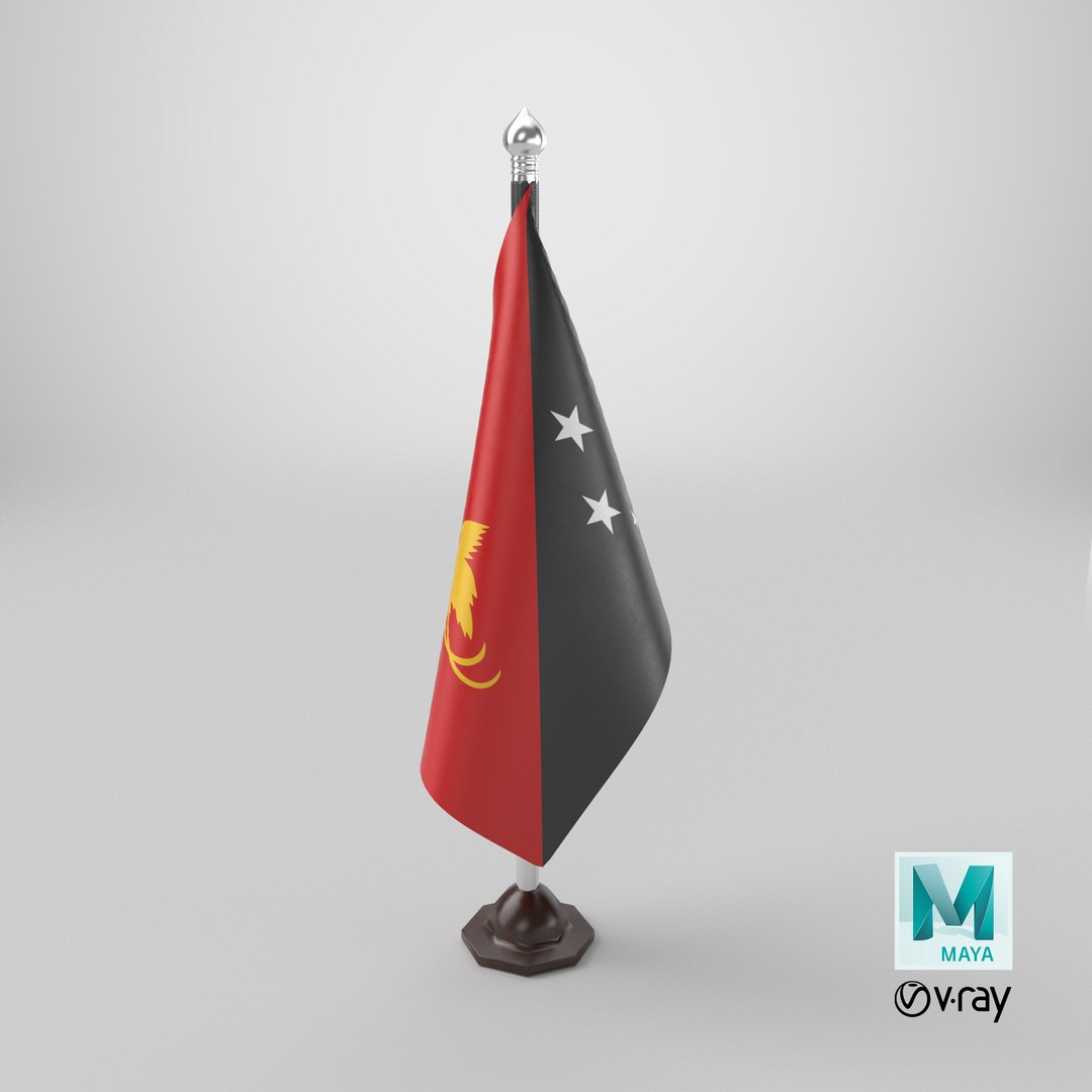 Papua New Guinea Flag Stand 3D model https://p.turbosquid.com/ts-thumb/c5/nSo4Bj/GD/stemcell_maya_vray_render/png/1772481816/1920x1080/fit_q87/e255fc97dac6ab970c02a10207e12669425b39cc/stemcell_maya_vray_render.jpg