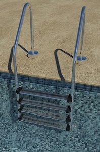pool ladder 3d 3ds
