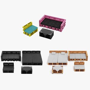 Pallet Furniture Collections 3D model