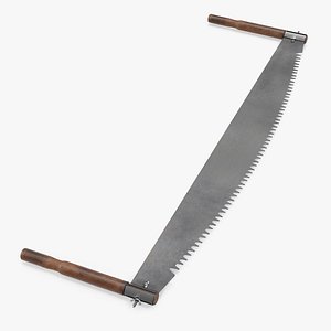 Antique Two Person Crosscut Saw