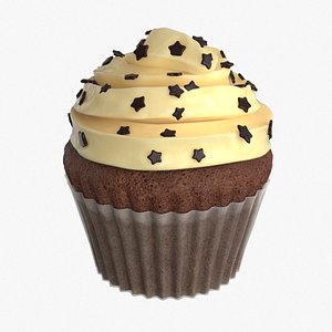 3D model cupcake cup cake