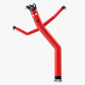Skydancer Air Puppet Red 3D Model
