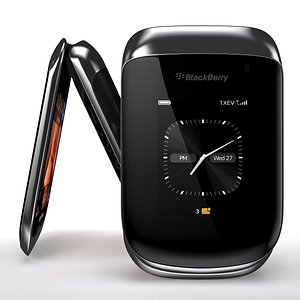 3d model of blackberry style 9670