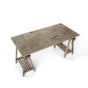 scandinavian table 3d max
