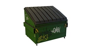3D dumpster model