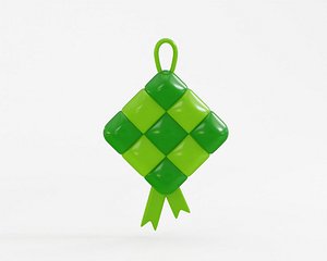 Ketupat 3D model