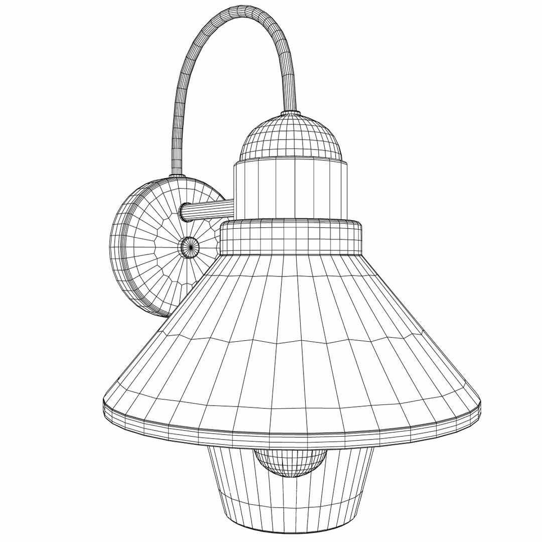 Exterior Light Fixture 3d Model